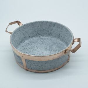 Pentola in pietra ollare - Diametro 22cm - Doppi manici