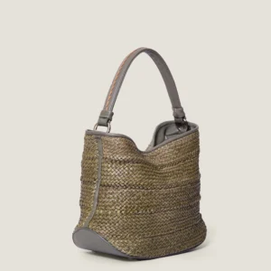 Edel – Schultertasche in Salbeigrün