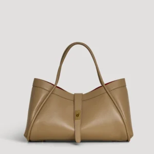 Mayfair Togo Ledertasche in Taupe