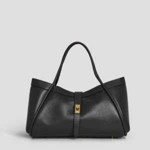 Mayfair-Tasche aus schwarzem Togo-Leder